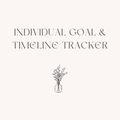 Individual Goal & Timeline Tracker